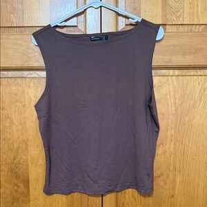 NWT ASOS Chocolate Brown Sleeveless Tank Top